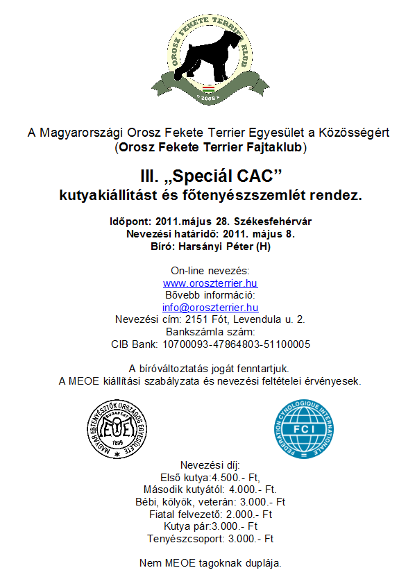  III. „Speciál CAC”