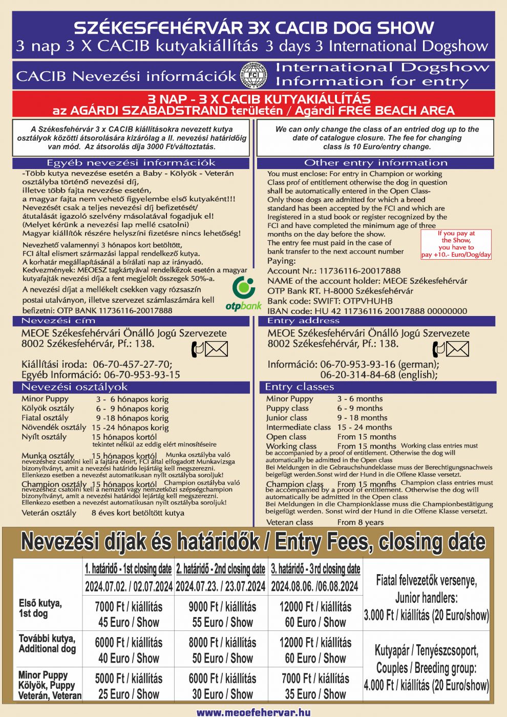  Foto zu Székesfehérvári 3 x CACIB 2024. augusztus 23-24-25. az Agárdi 